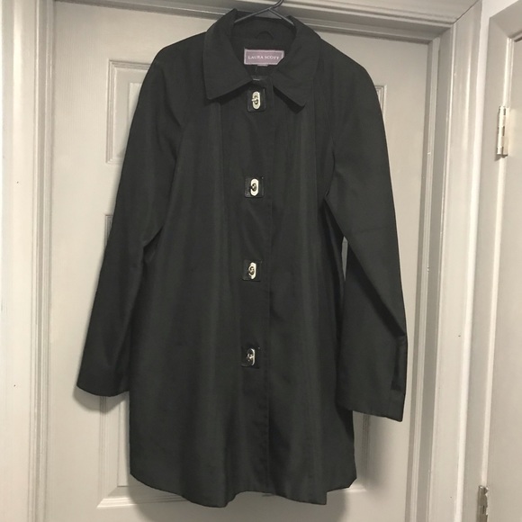 Laura Scott Jackets & Blazers - 💞Women’s 1X Black Raincoat MUST BE BUNDLED
